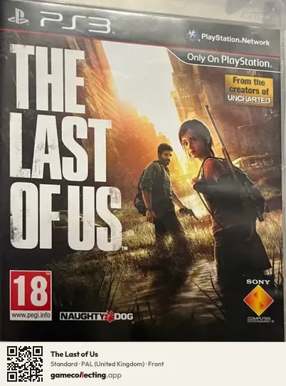 The Last of Us PlayStation 3, United Kingdom box front