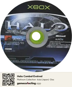 Halo: Combat Evolved Xbox, Asia disc