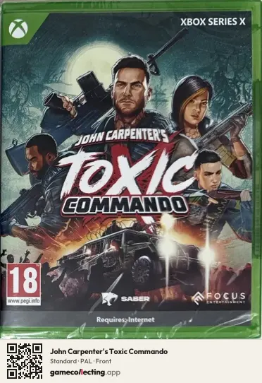 John Carpenter's Toxic Commando Xbox Series X, PAL box front