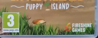 Little Friends: Puppy Island, the PEGI square on its front