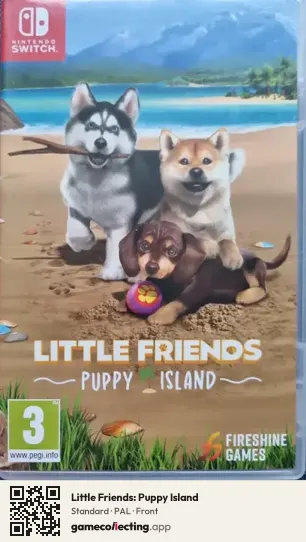 Little Friends: Puppy Island Nintendo Switch, PAL box front