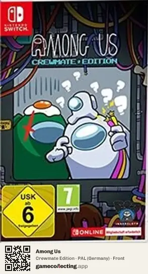 Among Us Nintendo Switch, Germany box front