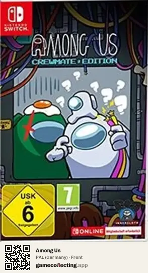 Among Us Nintendo Switch, Germany box front