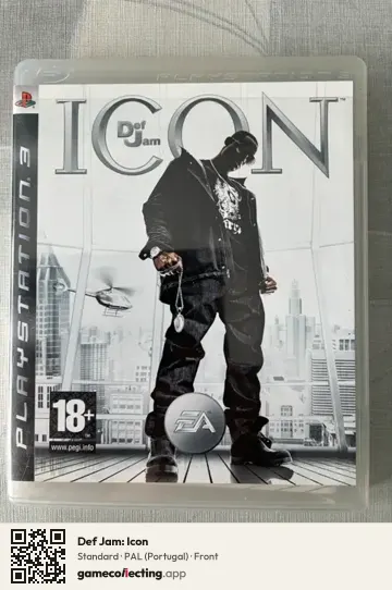 Def Jam: Icon PlayStation 3, Portugal box front
