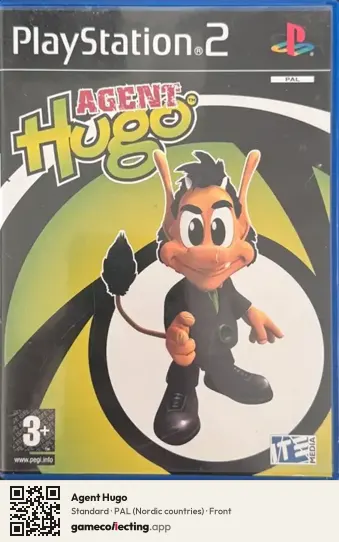 Agent Hugo PlayStation 2, Nordic countries box front