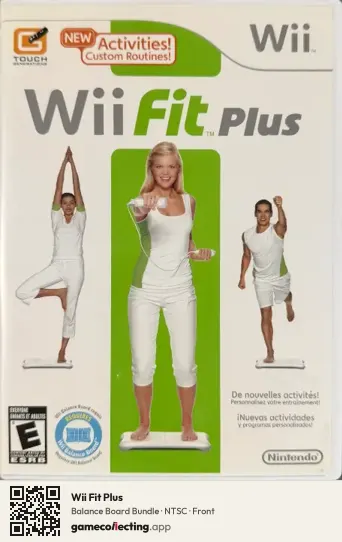 Wii Fit Plus Nintendo Wii, NTSC box front