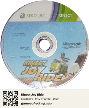 Kinect Joy Ride Xbox 360, PAL disc