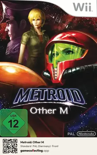 Metroid: Other M Nintendo Wii, Germany box front