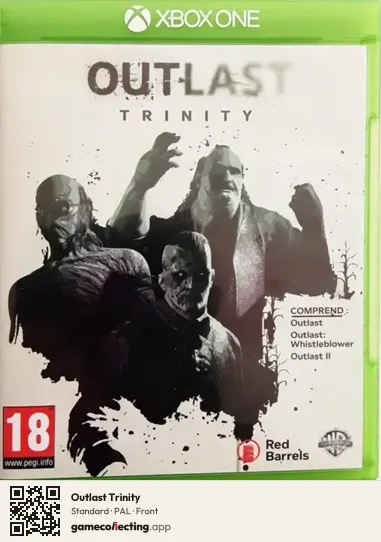 Outlast Trinity Xbox One, PAL box front