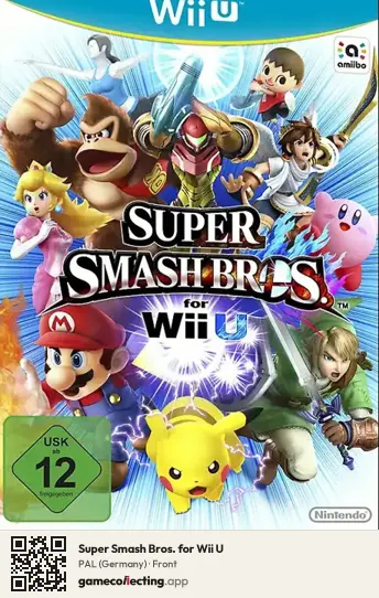 Super Smash Bros. for Wii U Nintendo Wii U, Germany box front