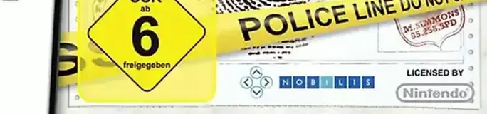 Crime Scene, the USK square on its front