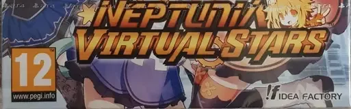 Neptunia Virtual Stars, the PEGI square on its front