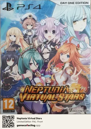Neptunia Virtual Stars PlayStation 4, PAL box front