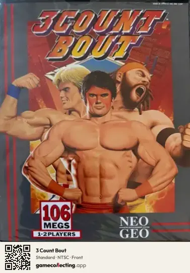 3 Count Bout Neo Geo AES, NTSC box front