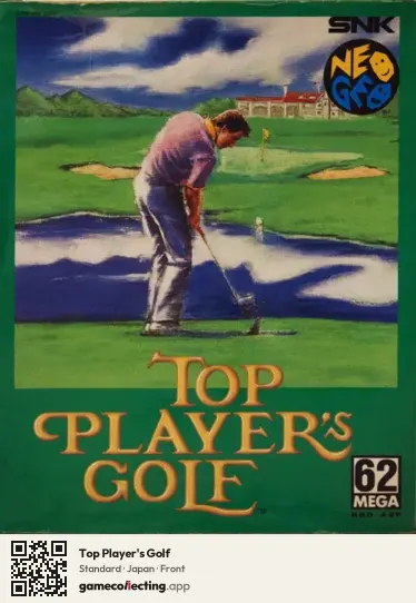 Top Player's Golf Neo Geo AES, Japan box front