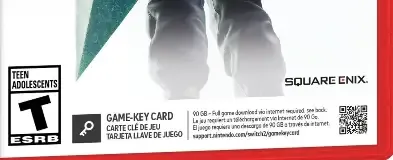 Final Fantasy VII Remake Intergrade, the ESRB box on its front
