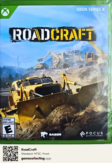 RoadCraft Xbox Series X, NTSC box front