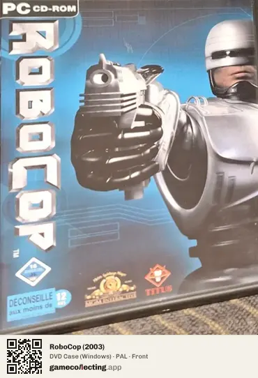 RoboCop (2003) Computer, PAL box front