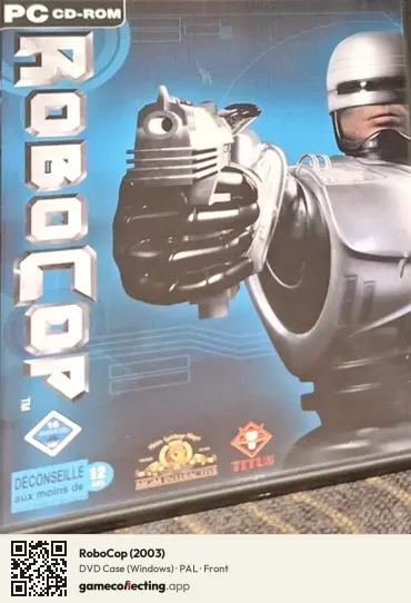 RoboCop (2003) Computer, PAL box front
