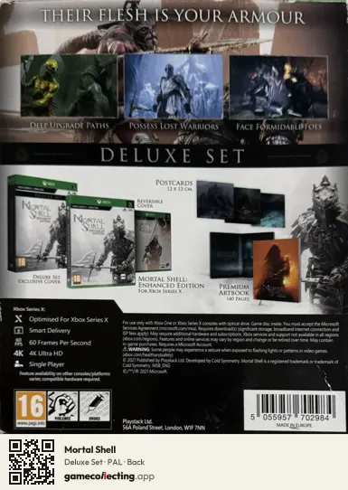 Mortal Shell Xbox Series X, PAL box back