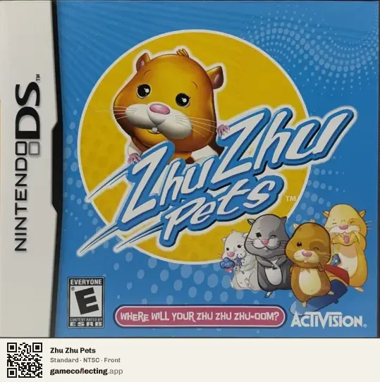 Zhu Zhu Pets Nintendo DS, NTSC box front