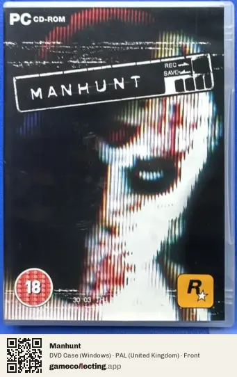 Manhunt Computer, United Kingdom box front