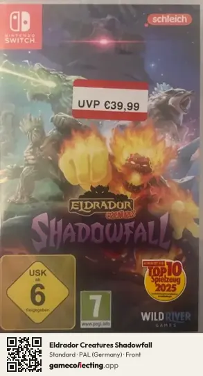 Eldrador Creatures Shadowfall Nintendo Switch, Germany box front