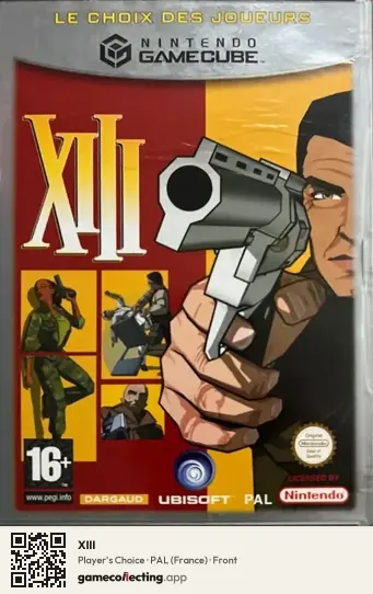 XIII Nintendo GameCube, France box front