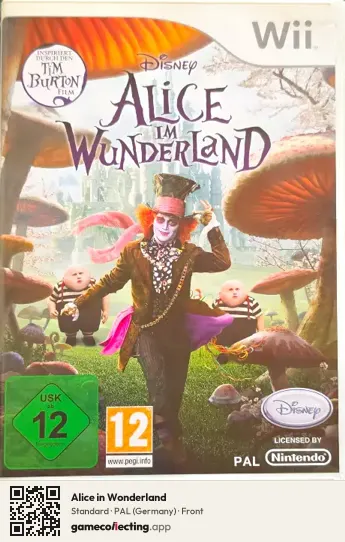 Alice in Wonderland Nintendo Wii, Germany box front