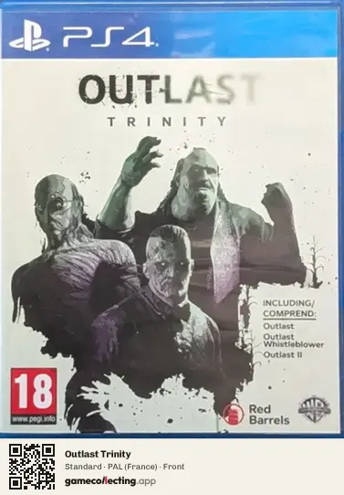 Outlast Trinity PlayStation 4, France box front