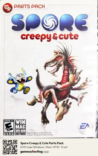Spore Creepy & Cute Parts Pack Computer, NTSC box front