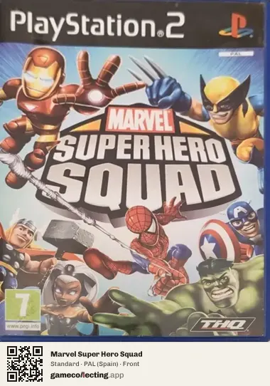 Marvel Super Hero Squad PlayStation 2, Spain box front