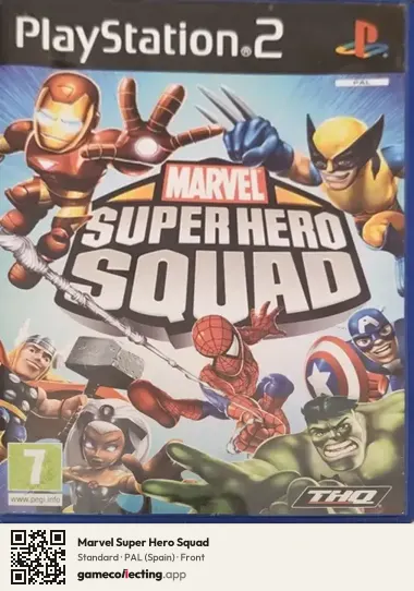 Marvel Super Hero Squad PlayStation 2, Spain box front