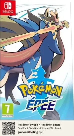 Pokémon Sword / Pokémon Shield Nintendo Switch, PAL box front