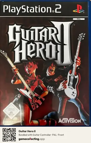 Guitar Hero II PlayStation 2, PAL box front