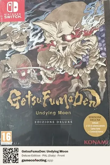 GetsuFumaDen: Undying Moon Nintendo Switch, Italy box front