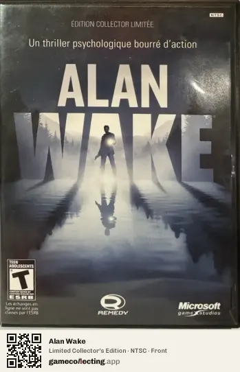 Alan Wake Xbox 360, NTSC box front