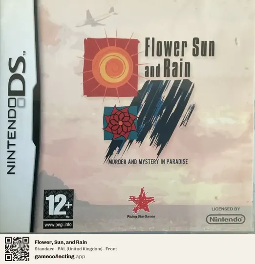 Flower, Sun, and Rain Nintendo DS, United Kingdom box front