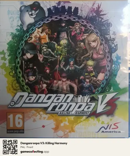 Danganronpa V3: Killing Harmony PlayStation 4, PAL box front