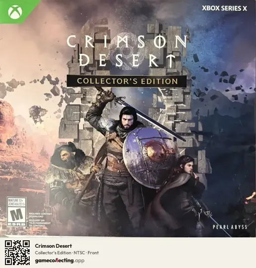 Crimson Desert Xbox Series X, NTSC box front