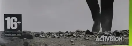 007: Quantum of Solace, the PEGI square on its front
