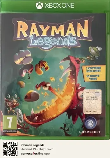 Rayman Legends Xbox One, Italy box front