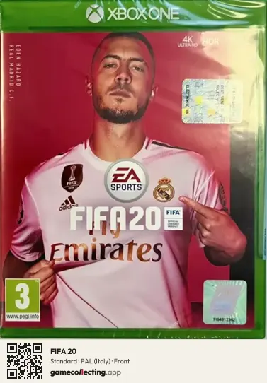 FIFA 20 Xbox One, Italy box front