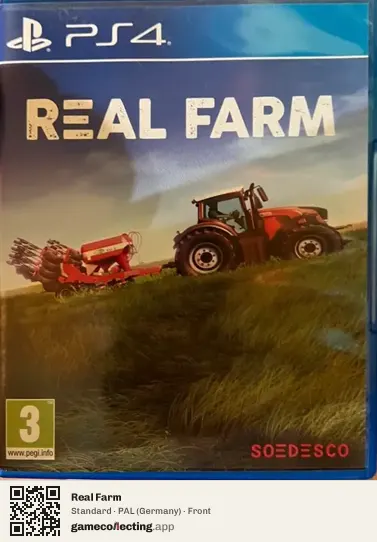Real Farm PlayStation 4, Germany box front