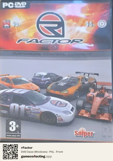 rFactor Computer, PAL box front