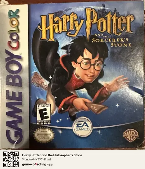 Harry Potter and the Philosopher's Stone Game Boy Color, NTSC box front
