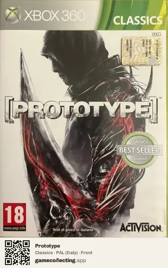 Prototype Xbox 360, Italy box front