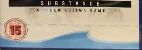 Metal Gear Solid 2: Substance, the BBFC circle on its front