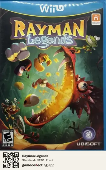 Rayman Legends Nintendo Wii U, NTSC box front