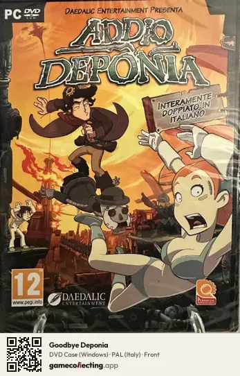 Goodbye Deponia Computer, Italy box front